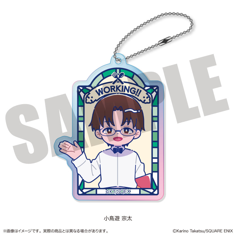 『WORKING!!』 にゅ〜とろ オーロラアクリルキーホルダー