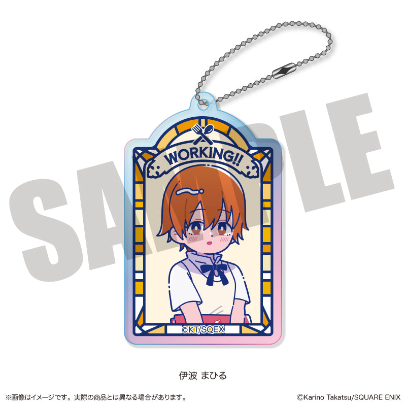 『WORKING!!』 にゅ〜とろ オーロラアクリルキーホルダー