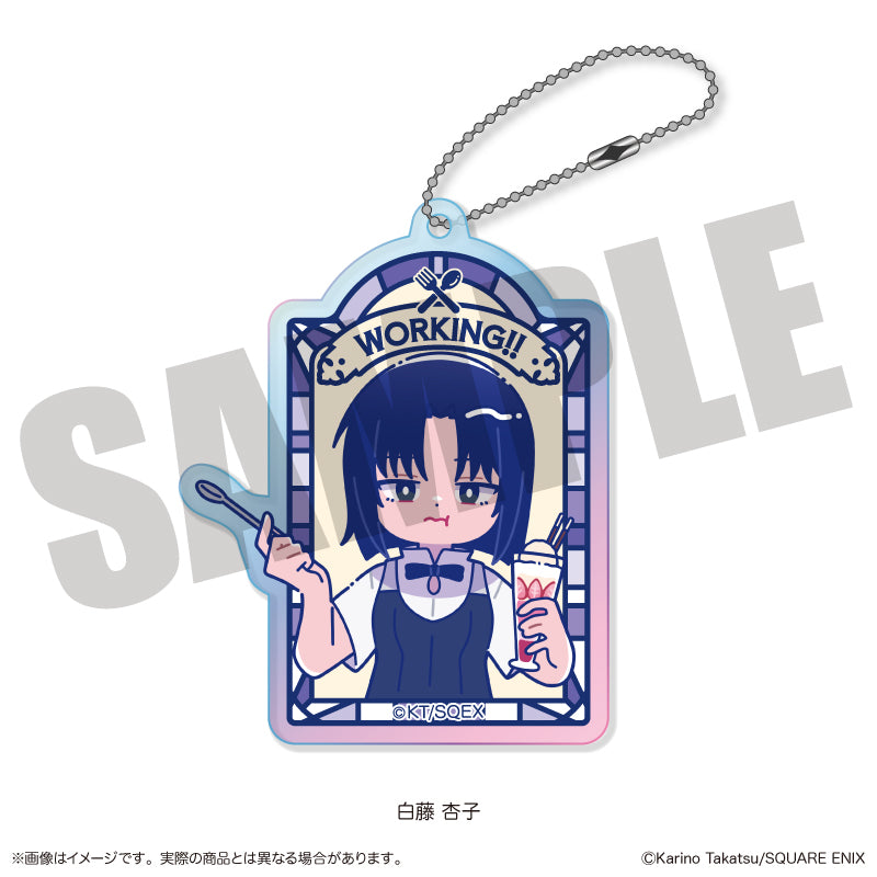 『WORKING!!』 にゅ〜とろ オーロラアクリルキーホルダー