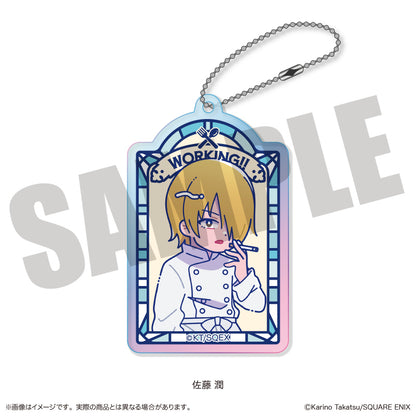 『WORKING!!』 にゅ〜とろ オーロラアクリルキーホルダー