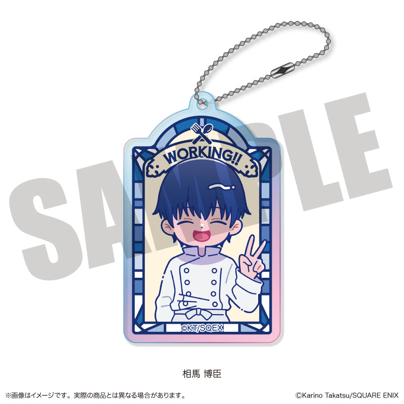 『WORKING!!』 にゅ〜とろ オーロラアクリルキーホルダー