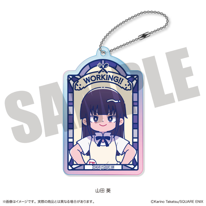 『WORKING!!』 にゅ〜とろ オーロラアクリルキーホルダー