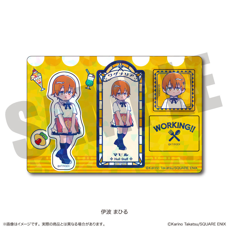 『WORKING!!』 にゅ〜とろ ホログラムステッカーシート