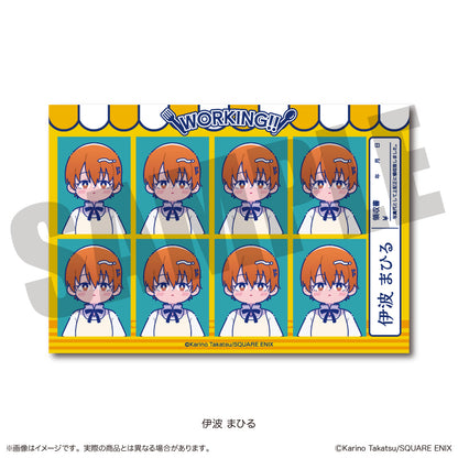 『WORKING!!』 にゅ〜とろ 証明写真風ステッカー