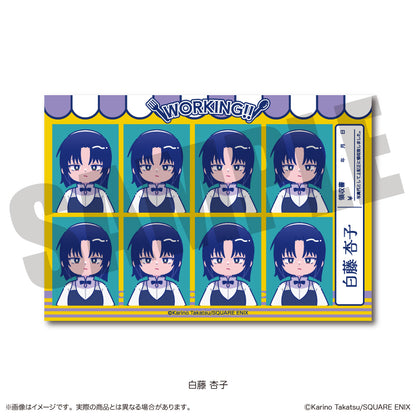 『WORKING!!』 にゅ〜とろ 証明写真風ステッカー