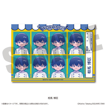 『WORKING!!』 にゅ〜とろ 証明写真風ステッカー