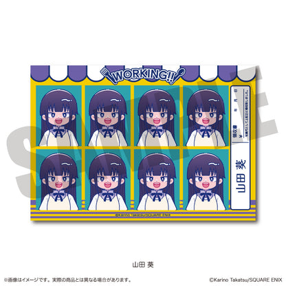 『WORKING!!』 にゅ〜とろ 証明写真風ステッカー