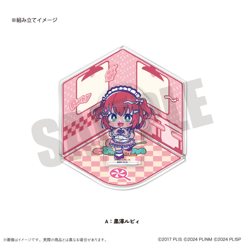 「AiScReam」 にゅ〜とろ アクリルジオラマ