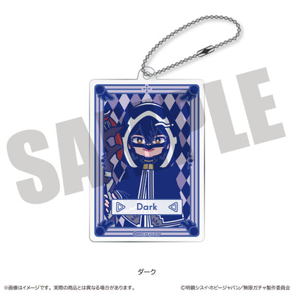 TVアニメ『無限ガチャ』 にゅ〜とろ ガチャカード風アクリルキーホルダー