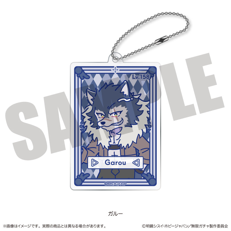 TVアニメ『無限ガチャ』 にゅ〜とろ ガチャカード風アクリルキーホルダー