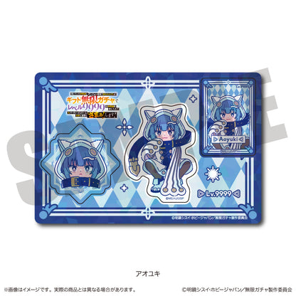 TVアニメ『無限ガチャ』 にゅ〜とろ ホログラムステッカーシート