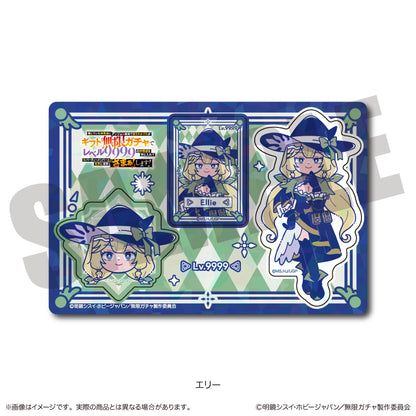 TVアニメ『無限ガチャ』 にゅ〜とろ ホログラムステッカーシート