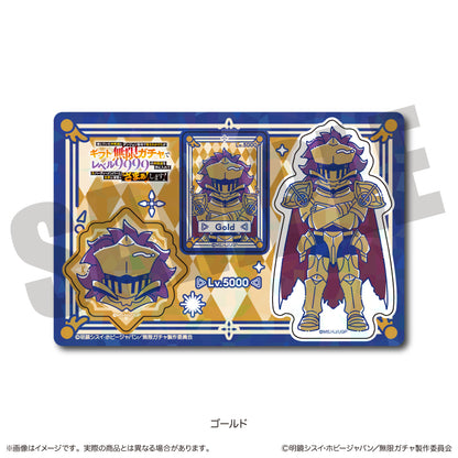 TVアニメ『無限ガチャ』 にゅ〜とろ ホログラムステッカーシート