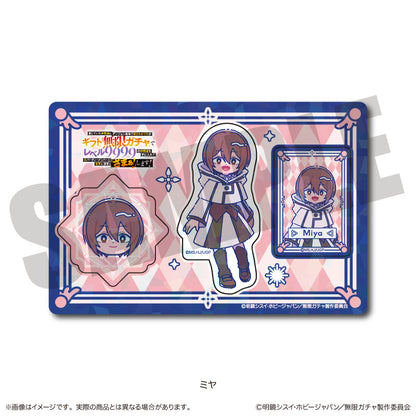 TVアニメ『無限ガチャ』 にゅ〜とろ ホログラムステッカーシート