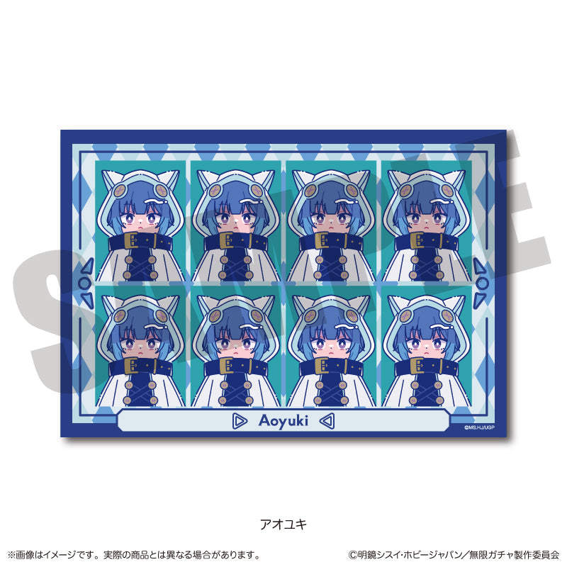 TVアニメ『無限ガチャ』 にゅ〜とろ 証明写真風ステッカー