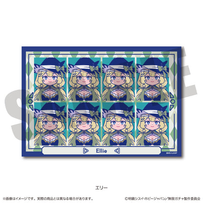 TVアニメ『無限ガチャ』 にゅ〜とろ 証明写真風ステッカー