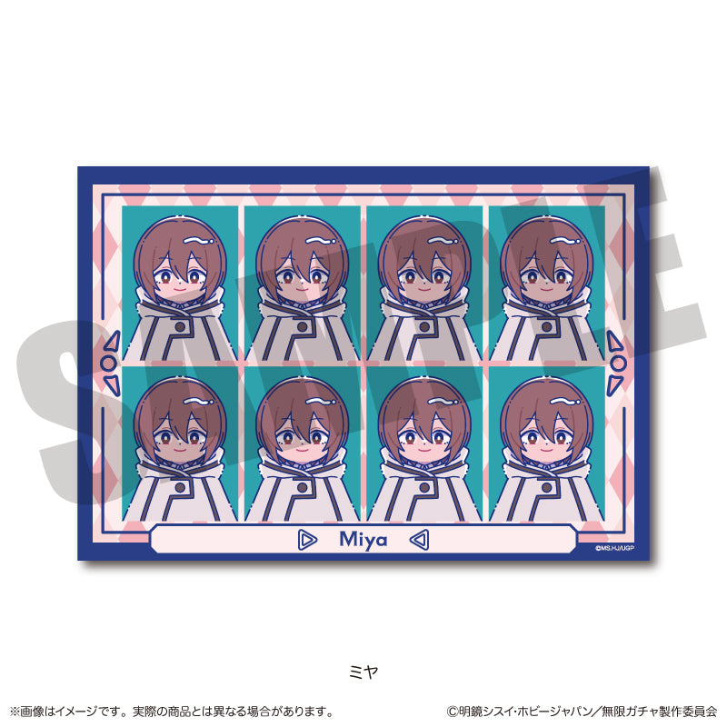 TVアニメ『無限ガチャ』 にゅ〜とろ 証明写真風ステッカー