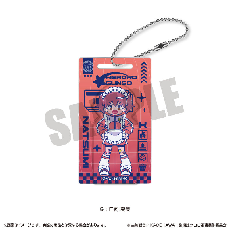 アニメ『ケロロ軍曹』 にゅ〜とろ アクリルブロックキーホルダー