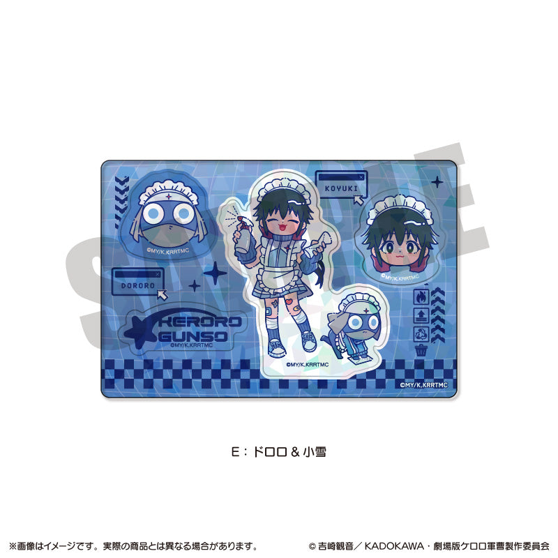 アニメ『ケロロ軍曹』 にゅ〜とろ ホログラムステッカーシート