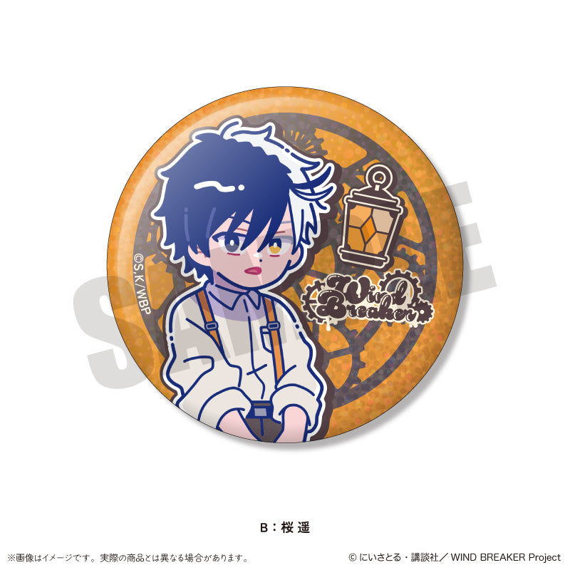 TVアニメ「WIND BREAKER」 にゅ〜とろ バースデーグッズ 桜遥 缶バッジ