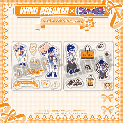 TVアニメ「WIND BREAKER」 にゅ〜とろ バースデーグッズ 桜遥 カスタムステッカーシート