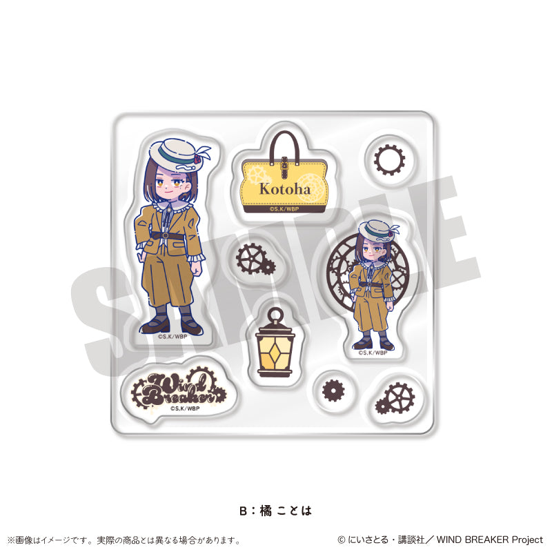 TVアニメ「WIND BREAKER」 にゅ〜とろ バースデーグッズ 橘ことは ステッカーシート