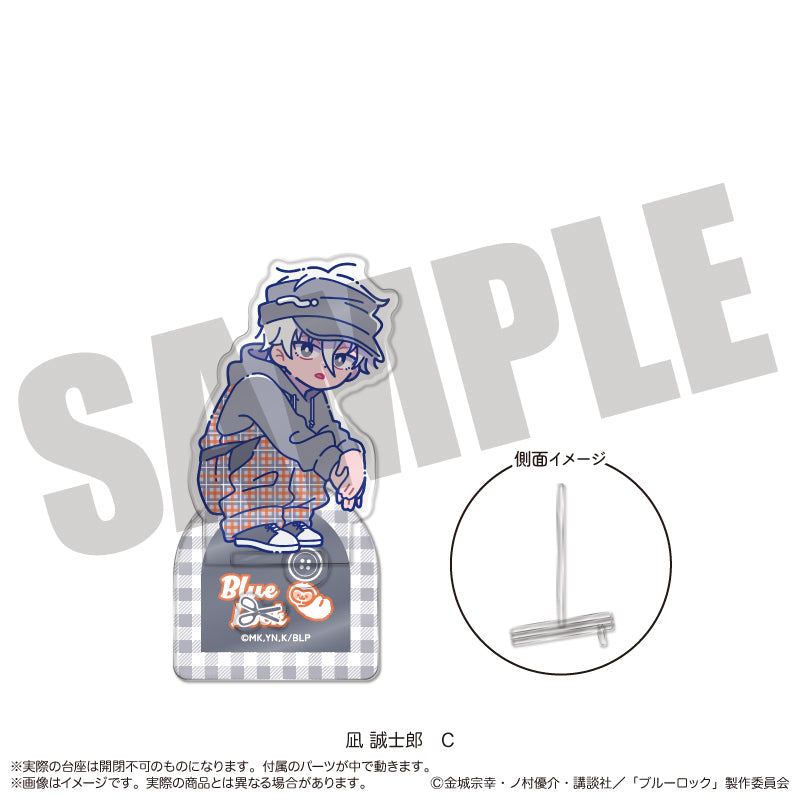 TVアニメ『ブルーロック』 にゅ〜とろ 凪 誠士郎バースデー アクリルスタンド