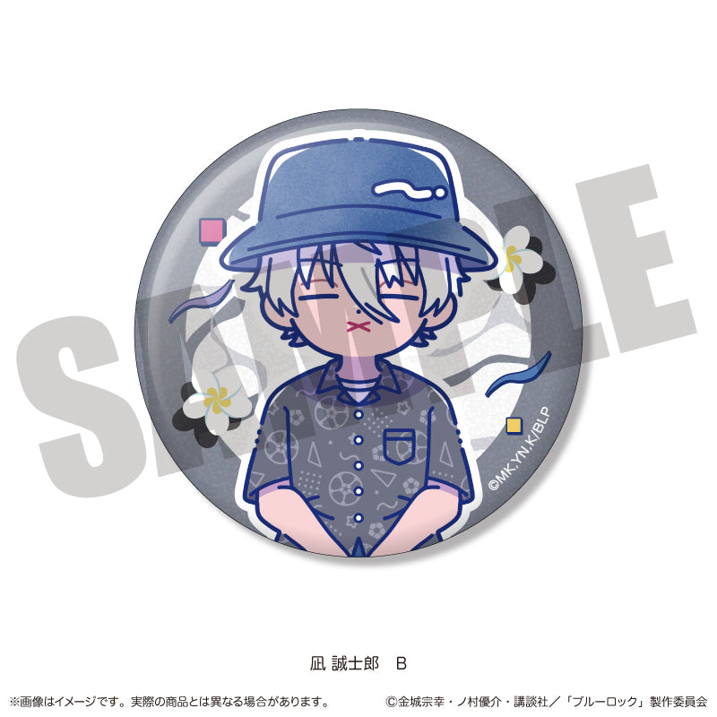 TVアニメ『ブルーロック』 にゅ〜とろ 凪 誠士郎バースデー キラキラ缶バッジ