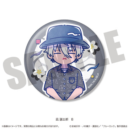 TVアニメ『ブルーロック』 にゅ〜とろ 凪 誠士郎バースデー キラキラ缶バッジ