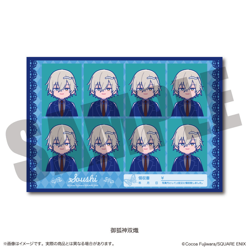 「妖狐×僕SS」 にゅ〜とろ 証明写真風ステッカー