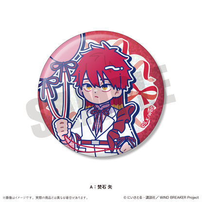 TVアニメ「WIND BREAKER」 にゅ〜とろ バースデーグッズ 焚石 矢 キラキラ缶バッジ