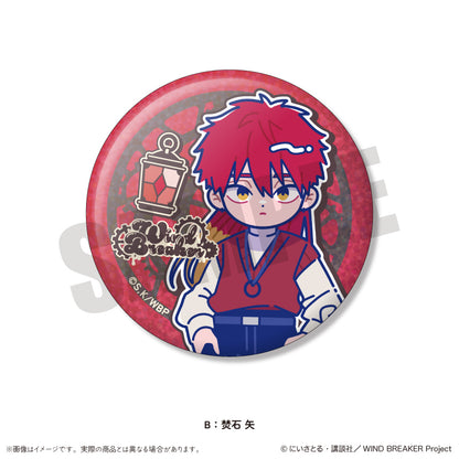 TVアニメ「WIND BREAKER」 にゅ〜とろ バースデーグッズ 焚石 矢 キラキラ缶バッジ