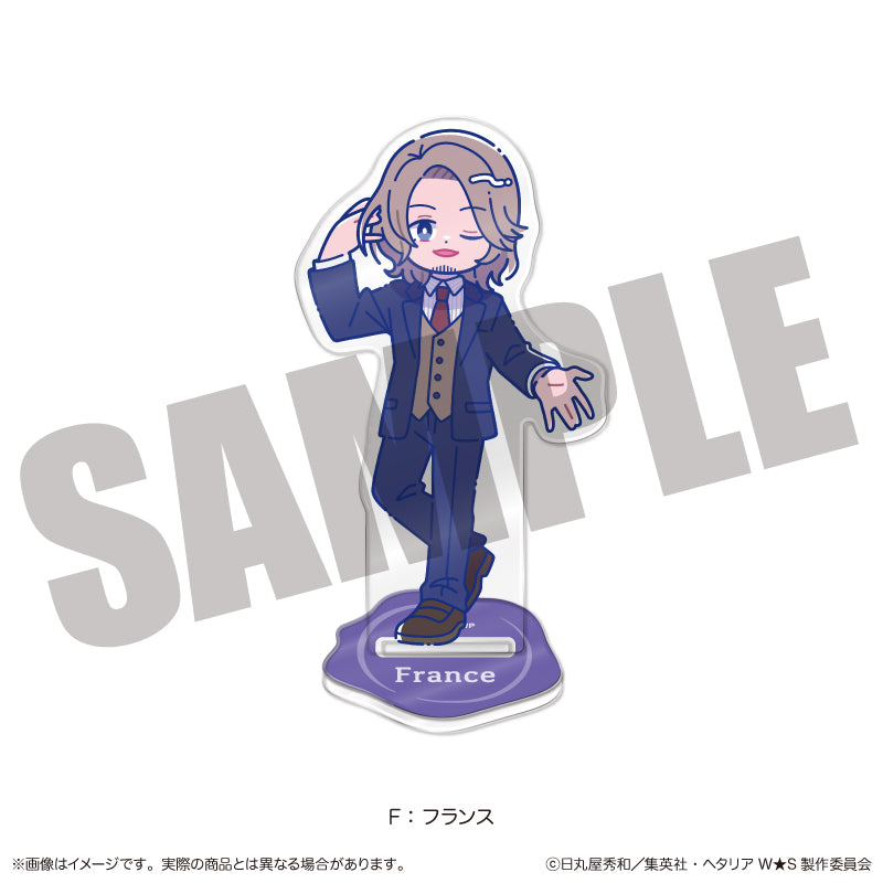アニメ「ヘタリア World★Stars」 にゅ〜とろ 第二弾 アクリルスタンド