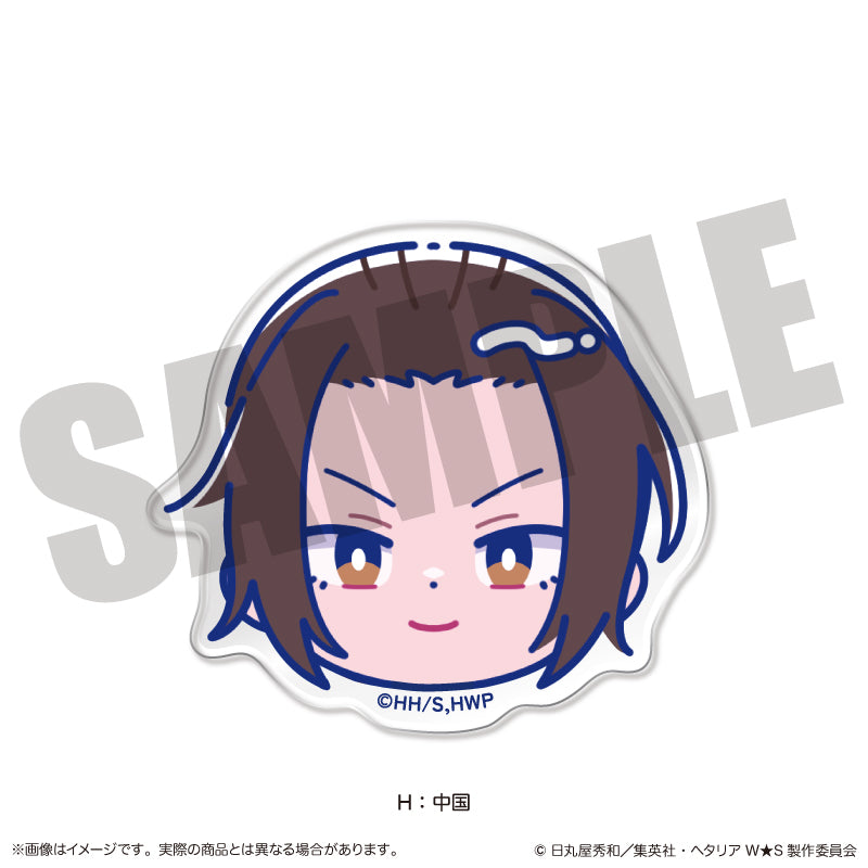 アニメ「ヘタリア World★Stars」 にゅ〜とろ 第二弾 お顔クリップ