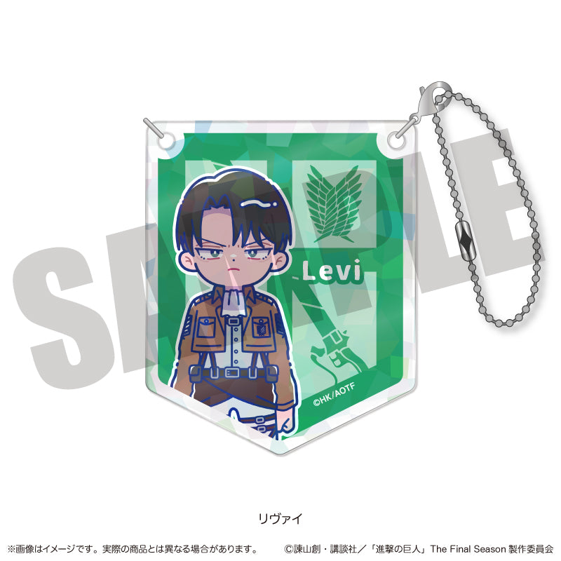 TVアニメ『進撃の巨人』 にゅ〜とろ ホログラムアクリルキーホルダー