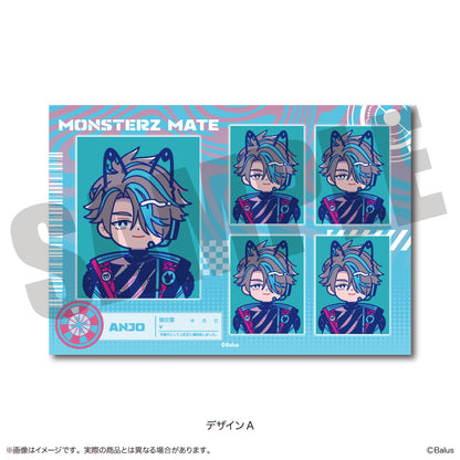 「MonsterZ MATE」 第2弾  にゅ〜とろ 証明写真風ステッカー