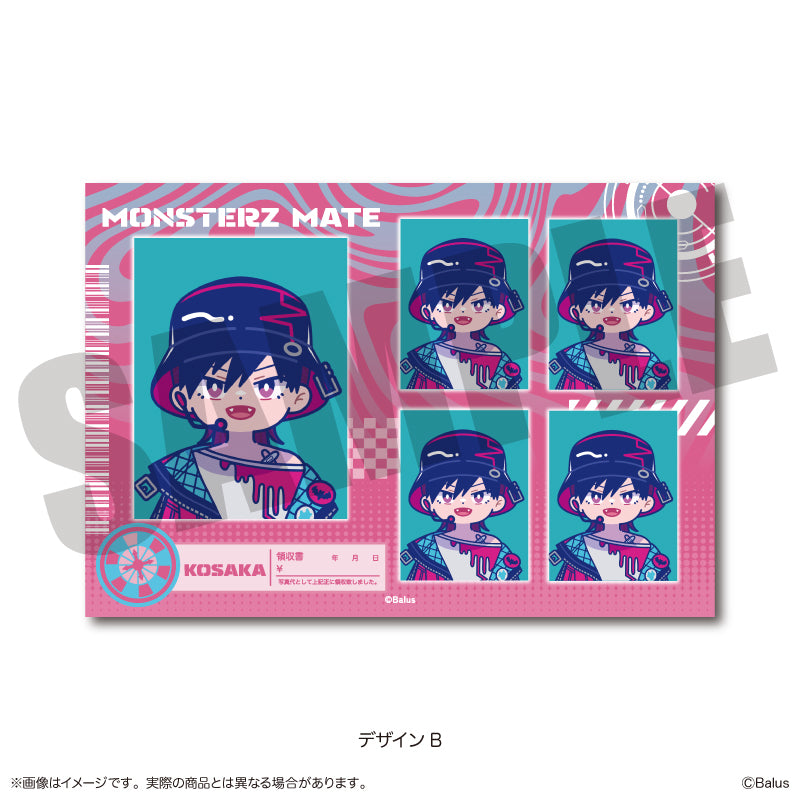 「MonsterZ MATE」 第2弾  にゅ〜とろ 証明写真風ステッカー