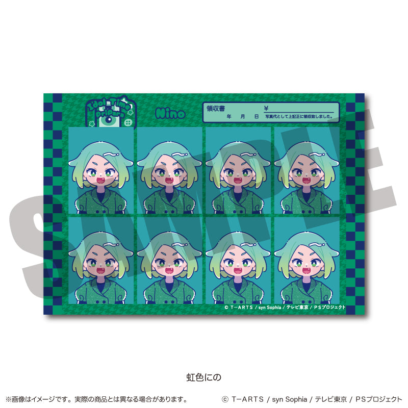 「アイドルタイムプリパラ」 にゅ〜とろ 証明写真風ステッカー