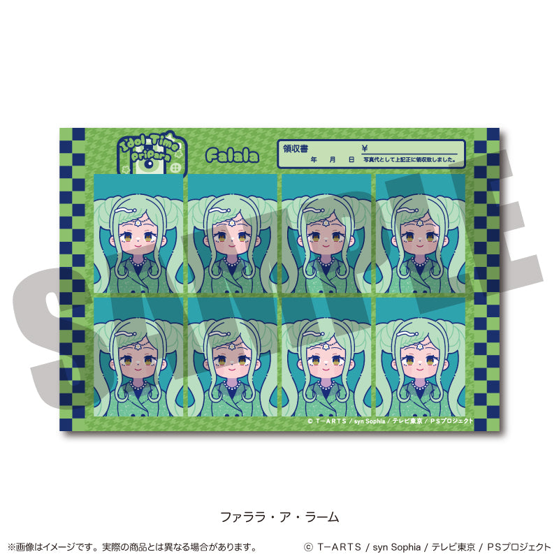 「アイドルタイムプリパラ」 にゅ〜とろ 証明写真風ステッカー