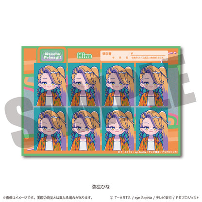 「ワッチャプリマジ！」 証明写真風ステッカー