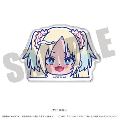 「ラブライブ！蓮ノ空女学院スクールアイドルクラブ」にゅ〜とろ 第二弾 お顔クリップ