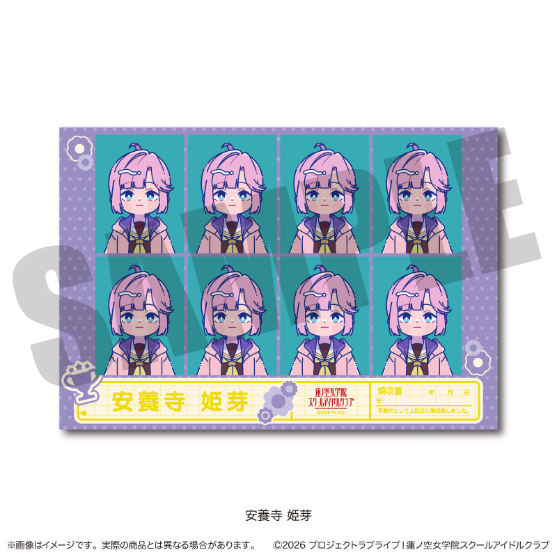 「ラブライブ！蓮ノ空女学院スクールアイドルクラブ」にゅ〜とろ 第二弾 証明写真風ステッカー