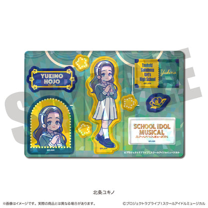 「スクールアイドルミュージカル」にゅ〜とろ ホログラムステッカーシート