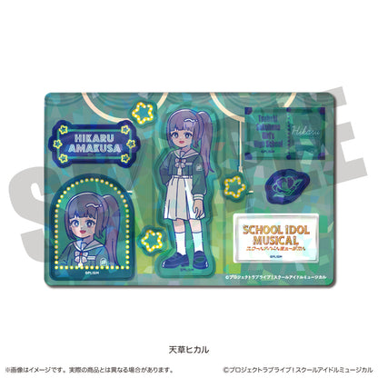 「スクールアイドルミュージカル」にゅ〜とろ ホログラムステッカーシート
