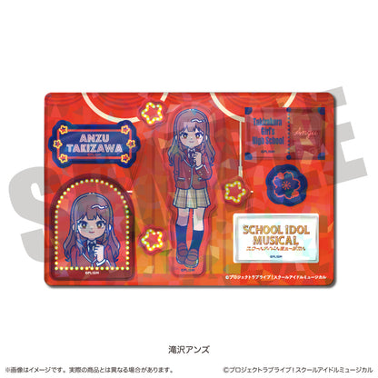 「スクールアイドルミュージカル」にゅ〜とろ ホログラムステッカーシート