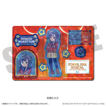 「スクールアイドルミュージカル」にゅ〜とろ ホログラムステッカーシート