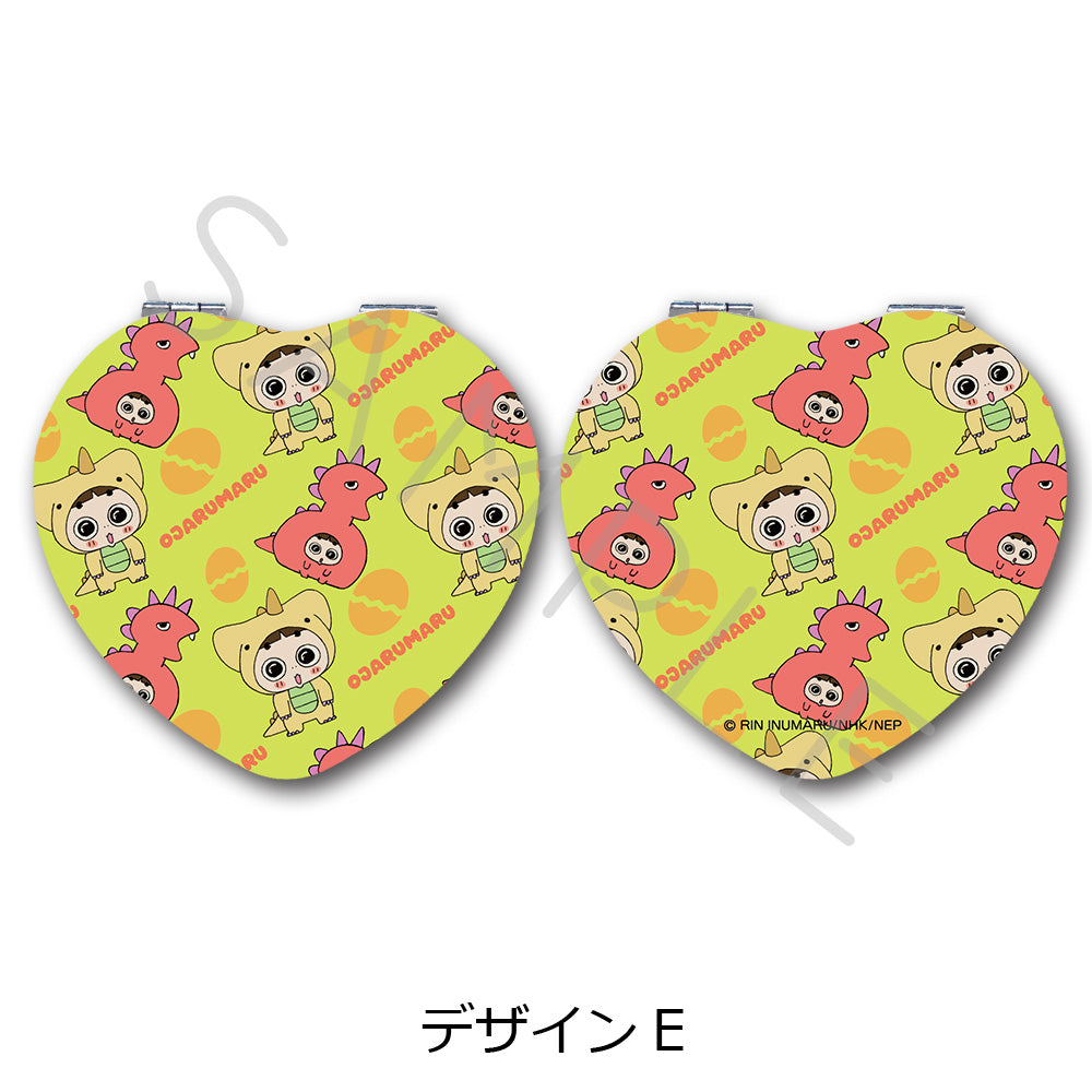 ｢おじゃる丸｣ コンパクトミラー(ハート)