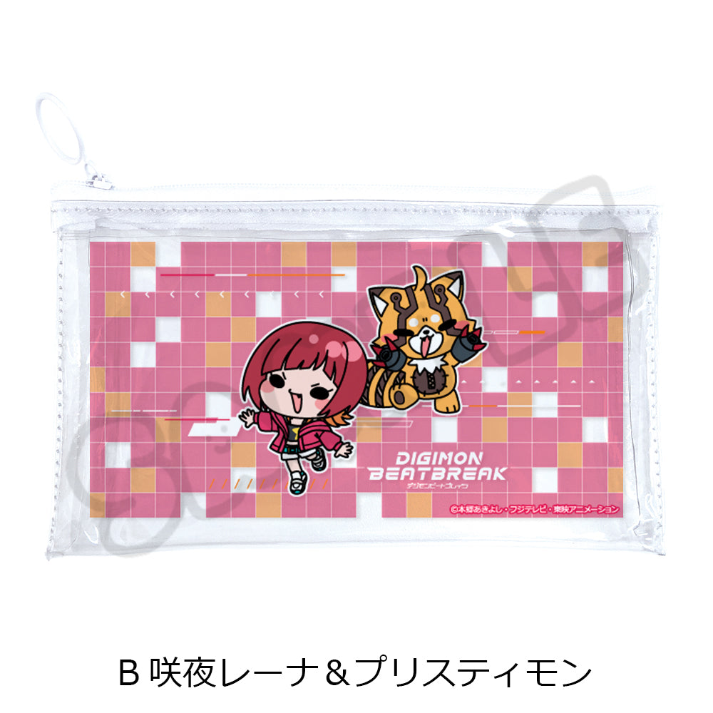 TVアニメ『DIGIMON BEATBREAK』 フラットクリアポーチ