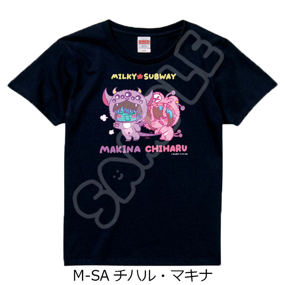 アニメ『銀河特急 ミルキー☆サブウェイ』 Tシャツ(mochocho第2弾)