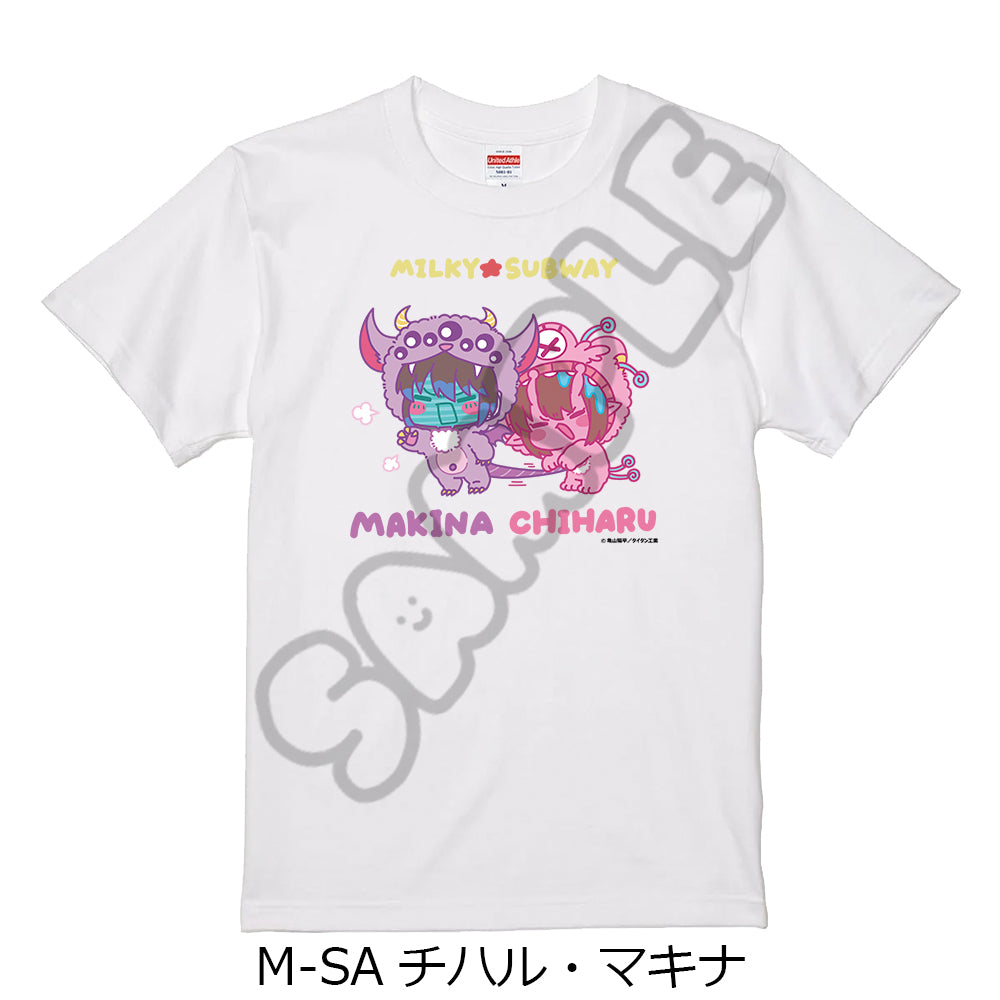 アニメ『銀河特急 ミルキー☆サブウェイ』 Tシャツ(mochocho第2弾)